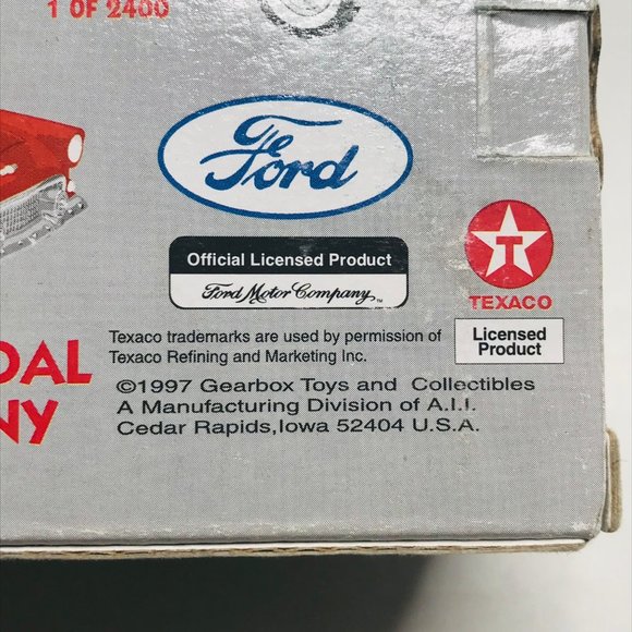 Vintage Texaco Sky Chief 1956 Ford Thunderbird Serial #07569 Gearbox Pedal Car - Picture 8 of 8